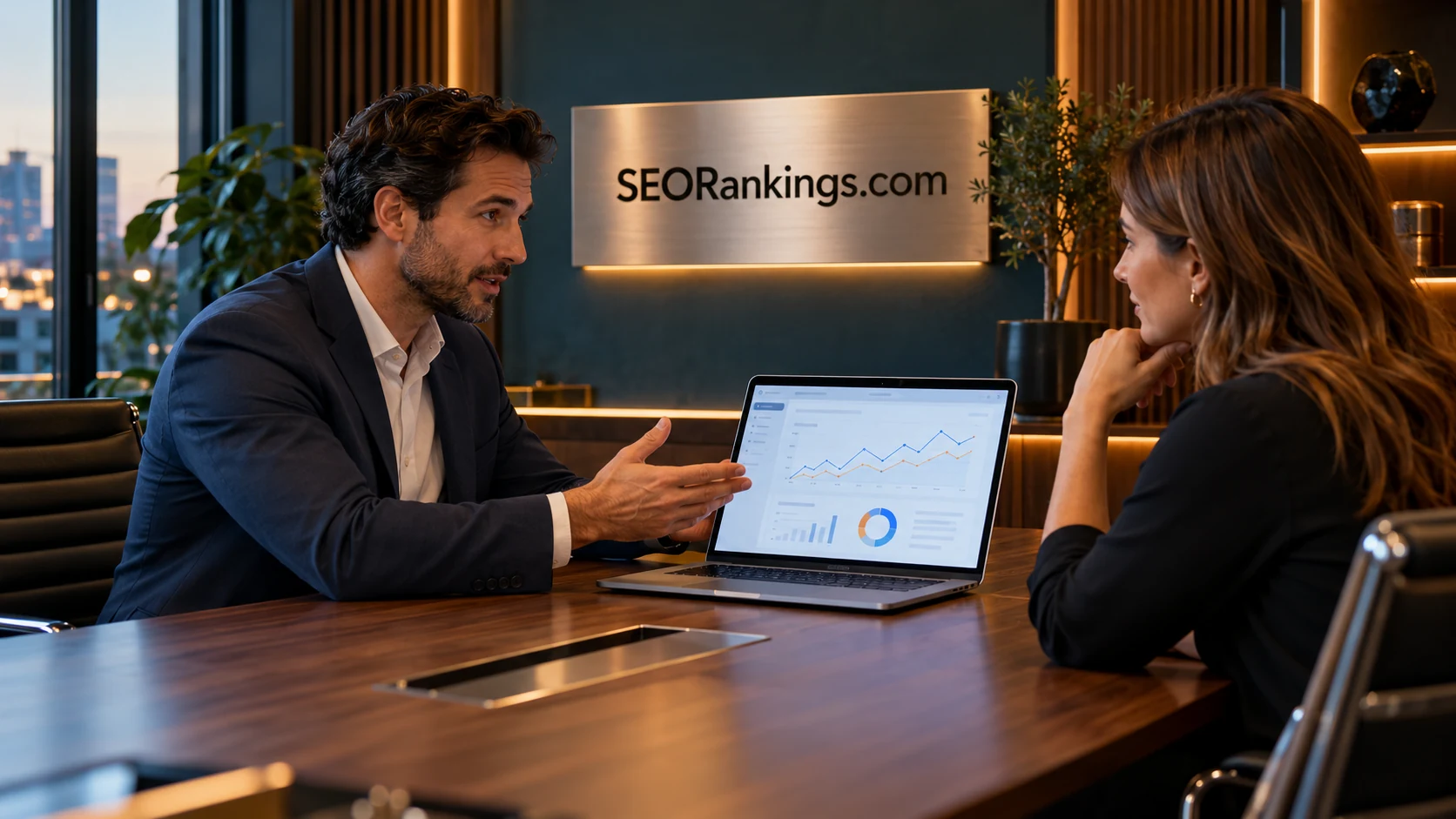 Search analysis work relating to a client reporting service for seo agencies